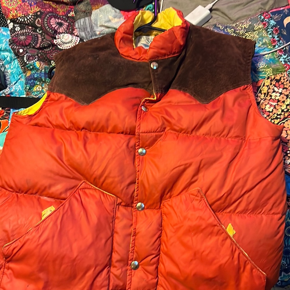 Vintage down vest, struggle gear
